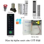 Trọn Bộ Khóa Vân Tay Cửa Cổng CF3 Wifi