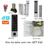Trọn Bộ Khóa Vân Tay Cửa Cổng HF3 Wifi